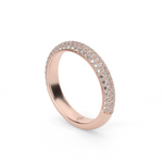 Load image into Gallery viewer, Triple Row Pavé Diamond Ring
