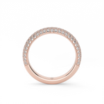 Load image into Gallery viewer, Triple Row Pavé Diamond Ring
