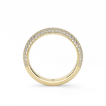 Load image into Gallery viewer, Triple Row Pavé Diamond Ring
