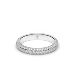Load image into Gallery viewer, Triple Row Pavé Diamond Ring
