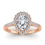 Load image into Gallery viewer, Pear-Rose Gold|Pear|14K Rose Gold|18K Rose Gold
