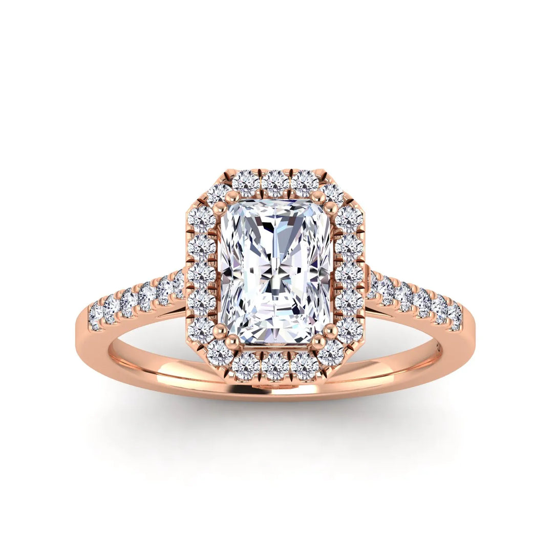 Radiant-Rose Gold|Radiant|14K Rose Gold|18K Rose Gold