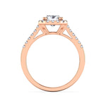 Load image into Gallery viewer, Celestial Halo Engagement Ring
