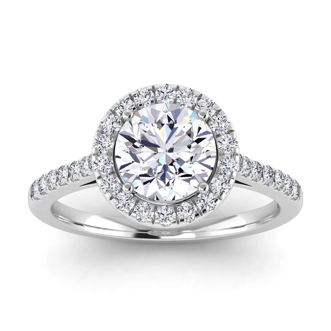Round-White Gold|Round|14K White Gold|18K White Gold|Platinum