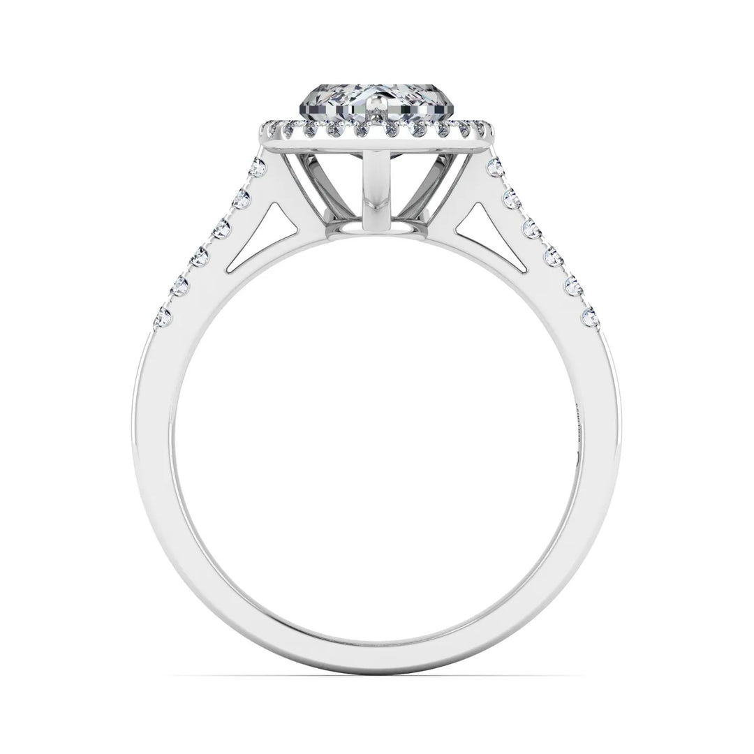 Celestial Halo Engagement Ring